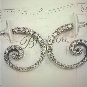 ❤️🆕❤️ Brighton Sea Of Love Crystal Swirl Post Earrings